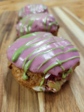 Load image into Gallery viewer, Raspberry & Pistachio Profiterole Trio