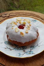 Load image into Gallery viewer, Cherry Bakewell Doughnut
